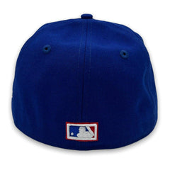 New Era Texas Rangers Blue Red White Grey 59Fifty 5950 Patch Fitted Cap Hat