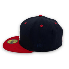 New Era Texas Rangers 50th Anni. Navy Blue Red Gray White 59Fifty 5950 Patch