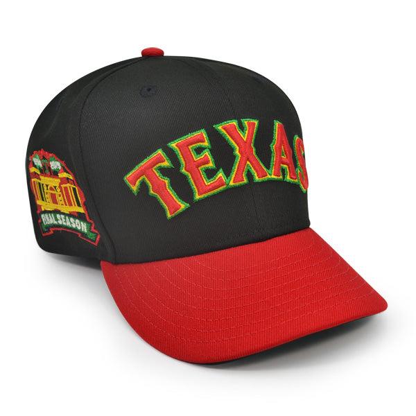 Texas Ranger Pach New Era Texas Rangers FNL SZN Fine Dining Red Green 59Fifty 5950 Patch ...