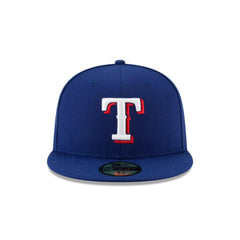New Era Texas Rangers 28 Heim Blue White Red 59Fifty 5950 Patch Fitted Cap Hat
