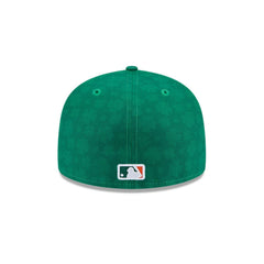 New Era Texas Rangers St. Patrick's Day 2025 Green Gray 59Fifty 5950 Fitted Hat