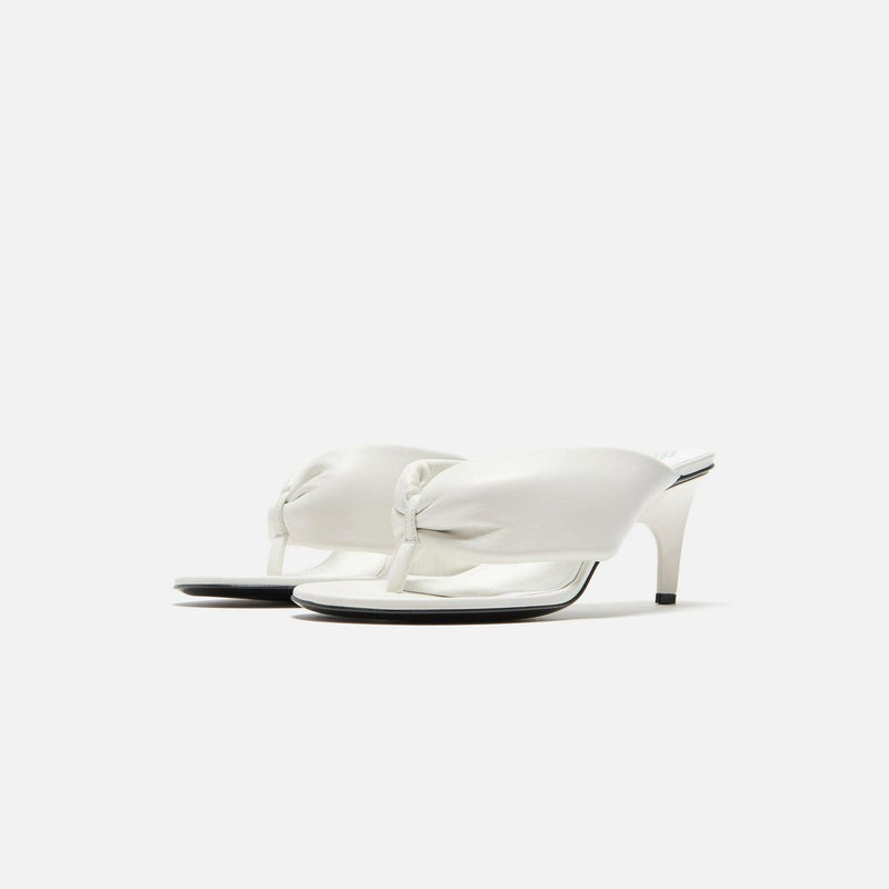 The Attico Rem 60mm Silhouette White at247ws756-l001-001 Slide Slippers Sandals