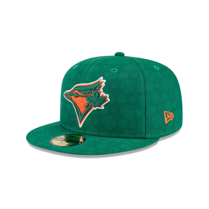 New Era Toronto Blue Jays St. Patrick's Day 2025 Green Gray 59Fifty 5950 Fitted