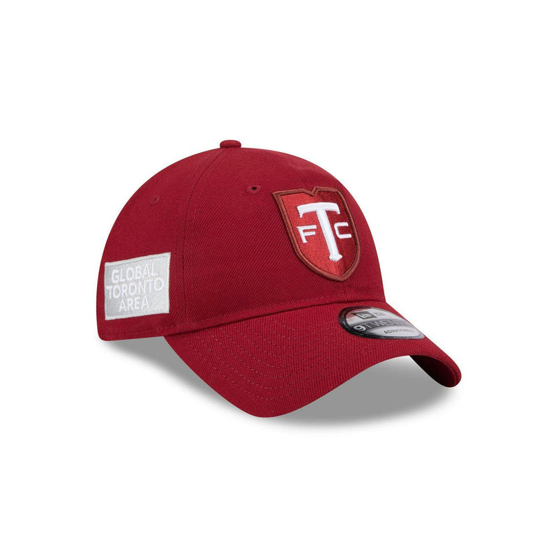 New Era Toronto FC '24 Jersey Hook Red Black White 9Twenty 920 Adjustable Patch