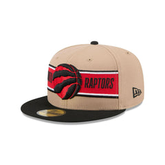 New Era Toronto Raptors '24 Draft Red White Beige 59Fifty 5950 Patch Fitted