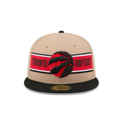 New Era Toronto Raptors '24 Draft Red White Beige 59Fifty 5950 Patch Fitted