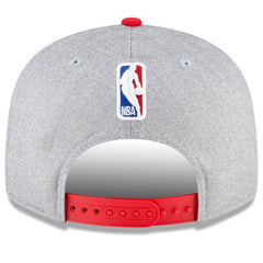 New Era Toronto Raptors '20 Heather Red Black White 9Fifty 950 Patch Snapback