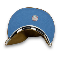 New Era Minnesota Twins '14 ASG Wheat Brown L Bronze SkyBlue 59Fifty 5950 Fitted