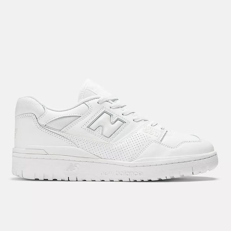 UNISEX NEW BALANCE B550 WHITE BB550WWW Sneaker Shoe Trainer