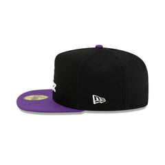 New Era Utah Jazz Dashmark Mesh Black White Purple Gray 59Fifty 5950 Fitted Hat