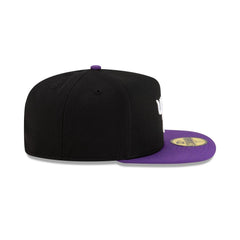 New Era Utah Jazz Dashmark Mesh Black White Purple Gray 59Fifty 5950 Fitted Hat