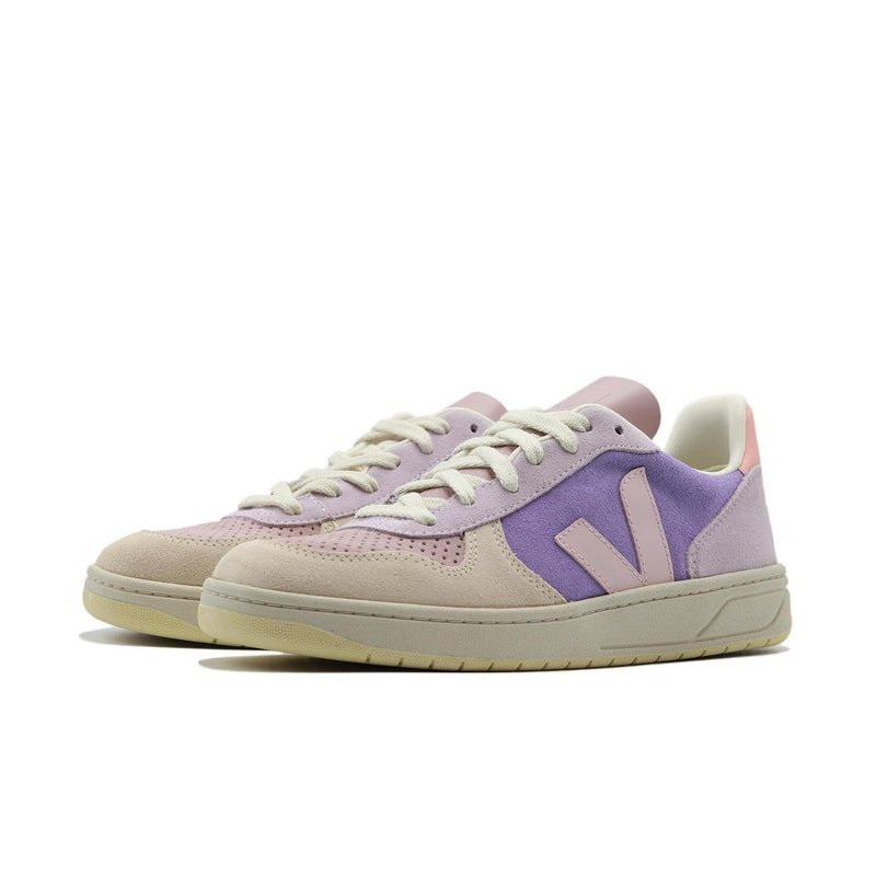 Wmns VEJA SUEDE MULTI COLOR LAVER Puple Pink S70805-5-6 Sneaker Shoe Trainer