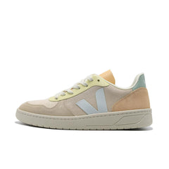 VEJA V-10 SUEDE SABLE MENTHOL Beige White Orange VX0303135BP1P0 Sneaker Shoe