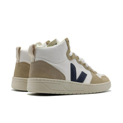 VEJA V-15 CHROMEFREE LEATHER EXTRA WHITE Brown Beige Blue VQ0503116BP2P1 Sneaker