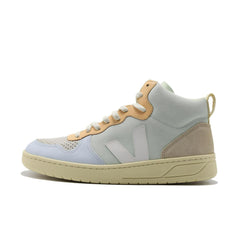 Wmns VEJA V-15 SUEDE JADE WHITE Beige White Grey Orange VQ0303130AP1P0 Sneaker