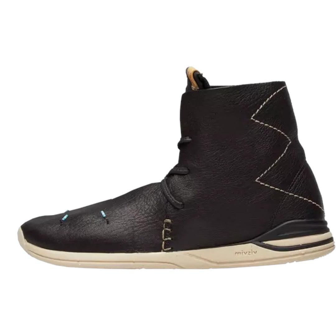 Visvim Flying VISVIM HURON MOC HI-FOLK RED DEER BLACK 0117202002006 SNOW RAIN BOOTS ...