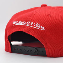 Mitchell And Ness Vancouver Grizzlies CLASSIC Red Black Teal Patch Snapback Hat
