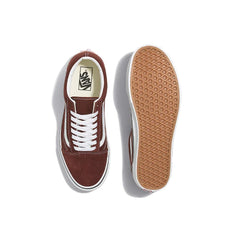 Vans Old Skool COLOR THEORY BITTER CHOCOLATE Beige White VN0005UF7YO1 Sneaker