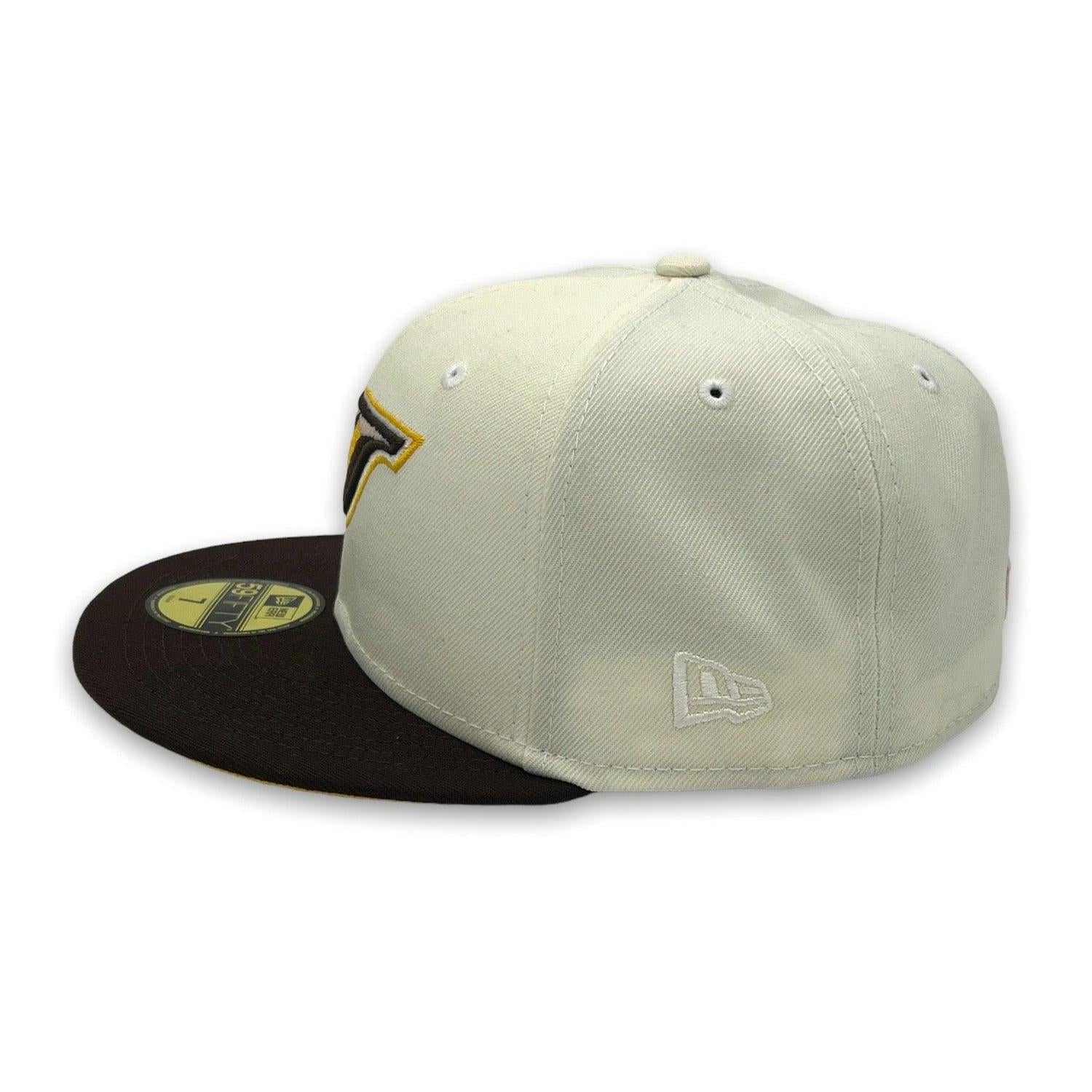 New Era Vintage Spirit Coll Chrome Black Brown Yellow 59Fifty 5950 Patch Fitted