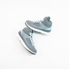 WMNS Nike Air Jordan 2 Retro Cool Grey Ice Blue White Sneaker Shoe Trainer