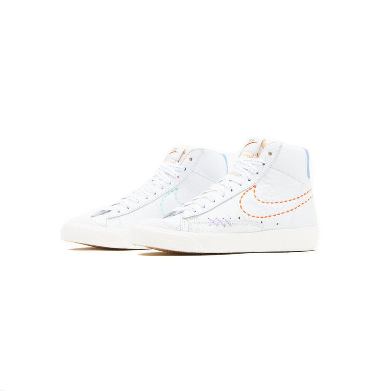 WMNS Nike Blazer Mid '77 White Safety Orange Lilac Shoe Sneaker Trainer