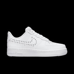 Wmns Nike AIR FORCE 1 '07 WHITE CHROME METALLIC SILVER FQ8887-100 Sneaker Shoe