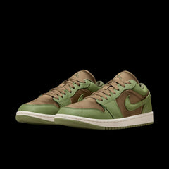Wmns Nike AIR JORDAN 1 SE BROWN KELP SKY Green White FB9893-300 Sneaker Shoe