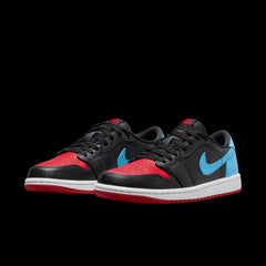 Wmns Nike AIR JORDAN RETRO 1 'UNC TO CHI Black Red Blue White CZ0755-046 Sneaker