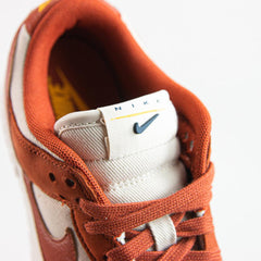Wmns Nike Dunk Low LX NBHD Lt Orewood Brown White Rugged Orange Sneaker Shoe