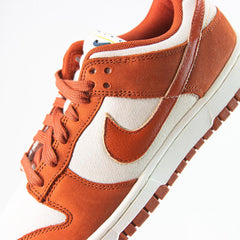 Wmns Nike Dunk Low LX NBHD Lt Orewood Brown White Rugged Orange Sneaker Shoe