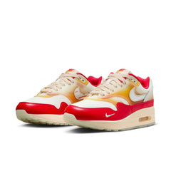 WMNS Nike Air Max 87 PRM Soft Vinyl Red Beige White Orange FN7683-133 Sneaker