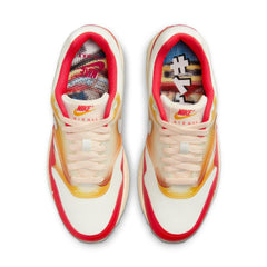 WMNS Nike Air Max 87 PRM Soft Vinyl Red Beige White Orange FN7683-133 Sneaker