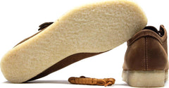 Clarks Wallabee Beeswax Leather Brown Beige 26156605 Moccasin Shoe Trainer