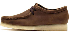 Clarks Wallabee Beeswax Leather Brown Beige 26156605 Moccasin Shoe Trainer