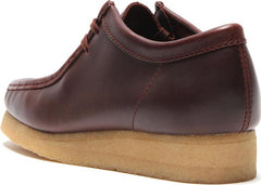 Clarks Wallabee Deep Red Leather 26179192 Casual Boat Shoes