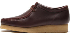Clarks Wallabee Deep Red Leather 26179192 Casual Boat Shoes