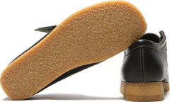Clarks Wallabee Forest Green Leather Black Brown 26179193 MoccasinShoe Trainer