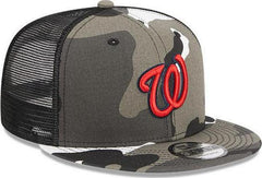 New Era Washington Nationals Camo Gray White Black Red 9Fifty 950 Patch Snapback