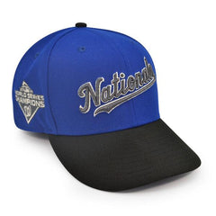 New Era Washington Nationals '19 WS Royal Black Gray 59Fifty 5950 Patch Fitted