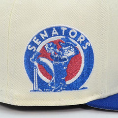 New Era Washington Senators Chrome Royal Blue July 4th 59Fifty 5950 Patch Fitted