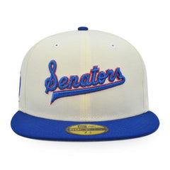 New Era Washington Senators Chrome Royal Blue July 4th 59Fifty 5950 Patch Fitted