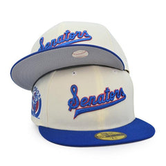 New Era Washington Senators Chrome Royal Blue July 4th 59Fifty 5950 Patch Fitted
