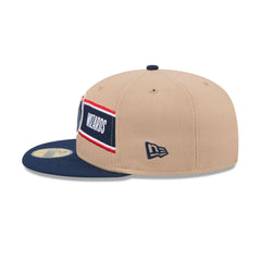 New Era Washington Wizards '24 Beige Red White Grey 59Fifty 5950 Patch Fitted