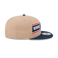 New Era Washington Wizards '24 Beige Red White Grey 59Fifty 5950 Patch Fitted
