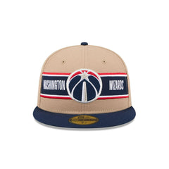 New Era Washington Wizards '24 Beige Red White Grey 59Fifty 5950 Patch Fitted