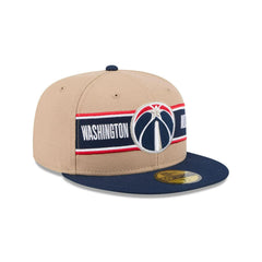 New Era Washington Wizards '24 Beige Red White Grey 59Fifty 5950 Patch Fitted
