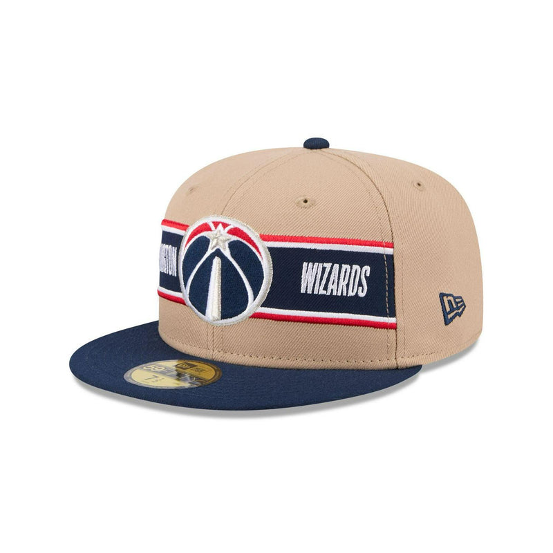 New Era Washington Wizards '24 Beige Red White Grey 59Fifty 5950 Patch Fitted