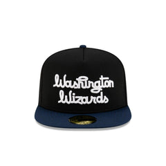 New Era Washington Wizards Dashmark Mesh Black Blue Gray 59Fifty 5950 Fitted Hat