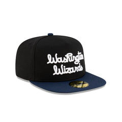 New Era Washington Wizards Dashmark Mesh Black Blue Gray 59Fifty 5950 Fitted Hat