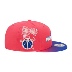 New Era Washington Wizards NBA '22-23 Pink Royal White 9Fifty 950 Patch Snapback